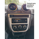 Moldura 2 Din Gol G5 Saveiro E Voyage Suporte 4 Botões 4283 Preto