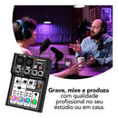 Mesa De Som Taramps T0202 Usb P10 Interface Rgb 2 Canais