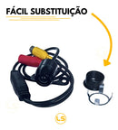 Câmera De Ré Automotiva Tech One - 2x1 Flex