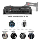 Modulo Taramps Smart 3 Amplificador 3000w Smart3 Multi Impedancia 1 Ohm Ou 2 Ohms 3000wrms Som Automotivo