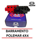 Bloco Distribuidor Barramento 4 Vias Polemar 04x04 Par