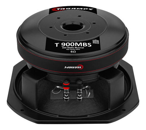 Alto Falante Médio Grave Taramps 7driver T900mbs 450w Quadrado 6Ohms