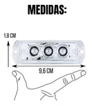 Par Farol Rgb Mp Led 7 Cores 3 Leds 1,5w Para Central Zendel