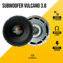 Subwoofer Jbl Vulcano Ultimate 15 3.8 1900w Rms 4 Ohms Novo