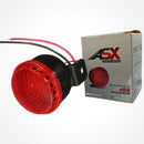 Sirene De Sinalização Vermelha Com Led Bivolt Asx