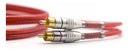 Cabo Rca Techone Prime Plug Metal 5mm Vermelho 1 Metro Svart