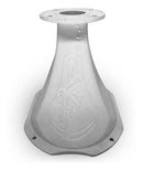 Corneta Gvm 2375 Alumínio Lente Original 2 Pol Branco