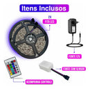 Fita Led 5050 Rgb 14,8w Metro - Com Silicone