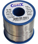Estanho Para Solda 60x40 Snxpb 1,0mm Fluxo Ra T2 500g Cobix