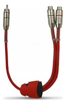 Cabo Y Stetsom Tripla Blindagem 2 Macho 1 Fêmeas Rca 45cm