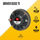 Super Driver Jbl Selenium D202ti Original Titanio 8 Ohms 60w