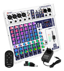 Mesa De Som Taramps T0804 Player Fx Multicolor 8 Canais Usb
