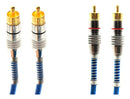 Cabo Rca Techone Blindado 5 Metros Azul 5mm Svart