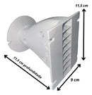 Kit C/ 02 Guia De Ondas Eap G120 Espansor Cone Branco