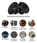 Alto Falante Taramps 7 Driver Mb 400s 8 Pol 4 Ohms 200w Rms