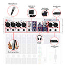 Mesa De Som Taramps T0804 Player Fx Multicolor 8 Canais Usb