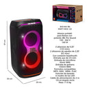 Caixa De Som Jbl Partybox Club 120 Bluetooth 160w Rms
