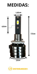 Par De Ultra Led Asx 70w 10000 Lúmens 6000k
