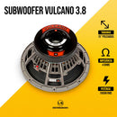 Alto Falante Woofer Jbl Vulcano 15swv 3.8 1900w Rms 4 Ohm