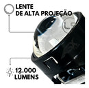 Kit Led Projetor Retrofit Universal 2,5 Bivolt 80w