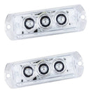 Par Farol Rgb Mp Led 7 Cores 3 Leds 1,5w Para Central Zendel