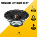 Subwoofer Shiver 15 3.8 Triton 1900w Rms Profissional 4 Ohms