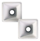 Kit 2 Corneta Lente L 2020 Hard Power 2 Pol Alumínio Branco