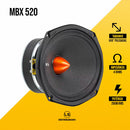 Par Alto Falantes Triton Mbx 520 Woofer 260w Rms 6x9 Pol