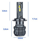 Ultra Led Slim H1 H3 H7 H27 6k 11000lm 70w