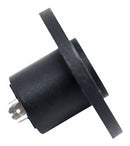 Conector Plug Speakon Femea De 4 Vias Painel Redondo Sa2x