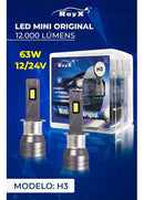 Ultra Led Mini Rayx 12000lm H7 H1 H3 H11 Hb3hb4 H27 H8