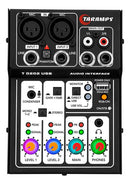 Mesa De Som Taramps T0202 Usb P10 Interface Rgb 2 Canais