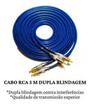 Cabo Rca Techone Blindado 5m Azul