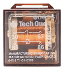 Kit 10x Relê Auxiliar 5 Pinos 12v 40a Universal Tech One