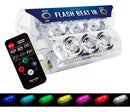 Kit Strobo Flash Beat Ir Zendel Controle Som Automotivo Rgb