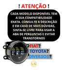 Kit Farol De Milha/auxiliar Led Embutido Universal 40w 6000k