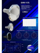 Corneta Gvm 1175 Alumínio Lente Original 1 Pol Branca