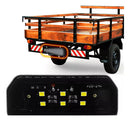 Lanterna Luz De Placa Carro 6 Leds Caminhão Carretinha Asx