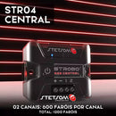 Strobo Stetsom Rgb Ritimico Bluetooth Kit 1 Central 4 Farois