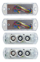 Kit Strobo Rgb V2 Farois Led Colorido Voltimetro Zendel