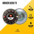 Super Driver Jbl Selenium D202ti Original Titanio 8 Ohms 60w