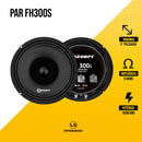 Alto Falante Taramps 6 polegadas Fh 300s 4 Ohms 150wrms (par)