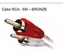Cabo Rca 5 Metros Bronze Stetsom Universal Original
