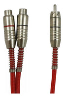 Cabo Y Stetsom Tripla Blindagem 2 Macho 1 Fêmeas Rca 45cm