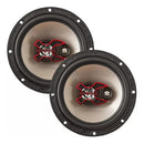 Bravox B3x60x Par Falante Triaxial Som Automotivo 6 Pol 100w
