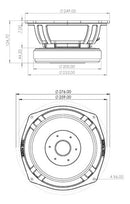 Alto Falante 10 Polegada Hardpower Hp400h Médio Grave 8ohms