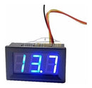 Voltimetro Asx Medidor De Baterias 3 Fios Azul