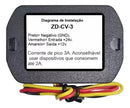 Conversor De Voltagem De 24v Para 12v 3a Zendel 36w