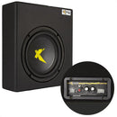 Caixa Mini Slim Xc403 Amplificada 8  3 Canais Exclusive 400w