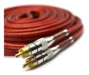 Cabo Rca Techone Blindado 5m Vermelho Svart
